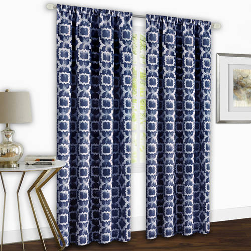 Mainstays Tribeca Window Curtain Panel, Multiple Colors and Sizes ...