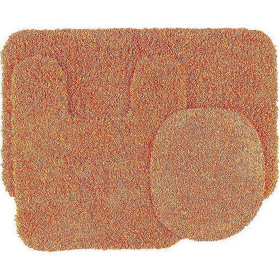 Mainstays True Colors 3-Piece Bright Bath Rug Set