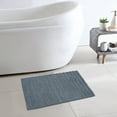 thumbnail interactive-video image 1 of Mainstays Tufted Stripe 2 Piece Bath Rug Bundle, Soothing Gray, 17" x 24", 1 of 10