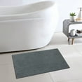 thumbnail image 1 of Mainstays Soothing Gray Tufted Waves 2 Piece Bath Rug Set, 17 x 24 & 20 x 30 Inches, 1 of 9