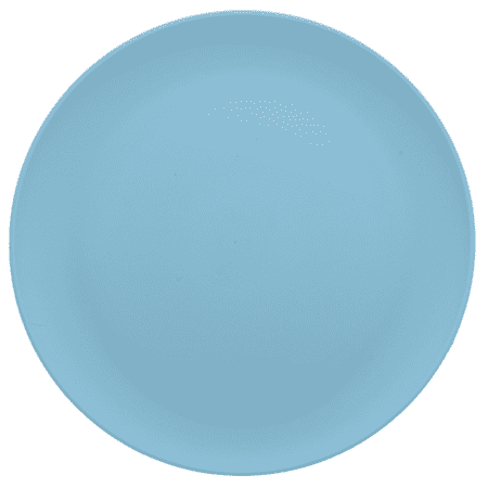 Mainstays - Turquoise Round Plastic Plate, 10.5-inch