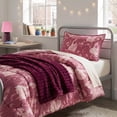 thumbnail image 1 of Mainstays Blurred Rose 2-Piece Pink Comforter Set, Twin/Twin XL, 1 of 12