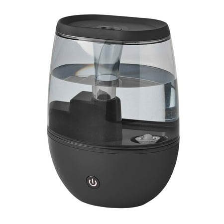 Mainstays Ultrasonic Cool Mist Humidifier with Aroma HU00-19013B, Black, Coverage area:187 sq ft