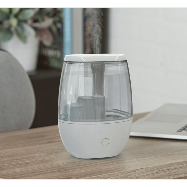 Mainstays Ultrasonic Cool Mist Humidifier with Aroma HU0019013W, White