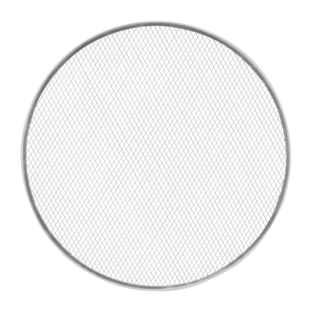 Mainstays Uncoated 16" Steel Pizza Pan Screen, Crisper, Large, Gray