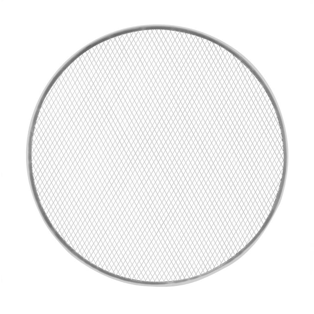 Mainstays Uncoated 16" Steel Pizza Pan Screen, Crisper, Large, Gray