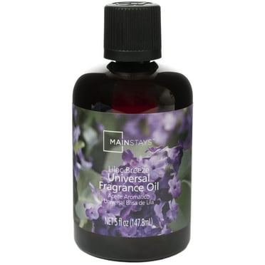 Mainstays Universal Fragrance Oil, Lilac Breeze, 5 fl oz, for use with Fragrance Oil Diffusers, Fragrance Warmers, Potpourri, and Wicking Fragrance Diffusers