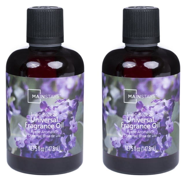 Mainstays Universal Fragrance Oil, Lilac Breeze Scented, 5 fl oz, for