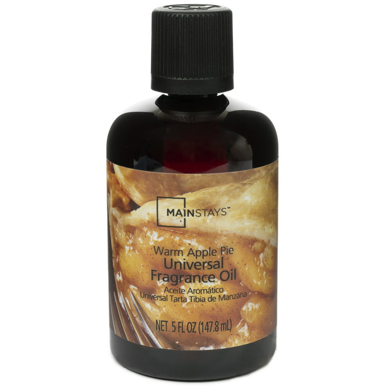 Mainstays Universal Fragrance Oil, Warm Apple Pie, 5 fl oz, for use with  Fragrance Oil Diffusers, Fragrance Warmers, Potpourri, and Wicking  Fragrance