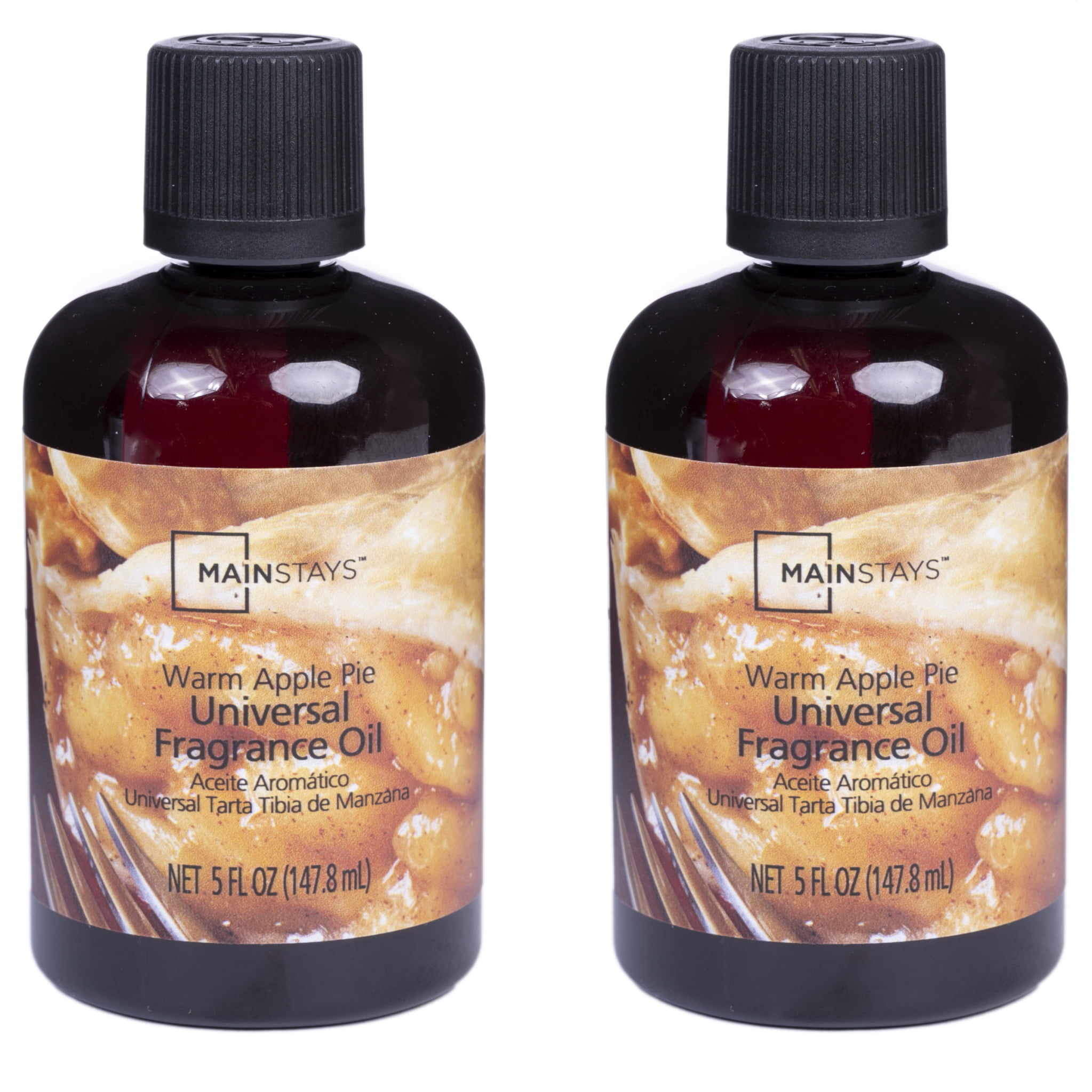 Mainstays Universal Fragrance Oil, Warm Apple Pie Scented, 5 fl oz (2-Pack)