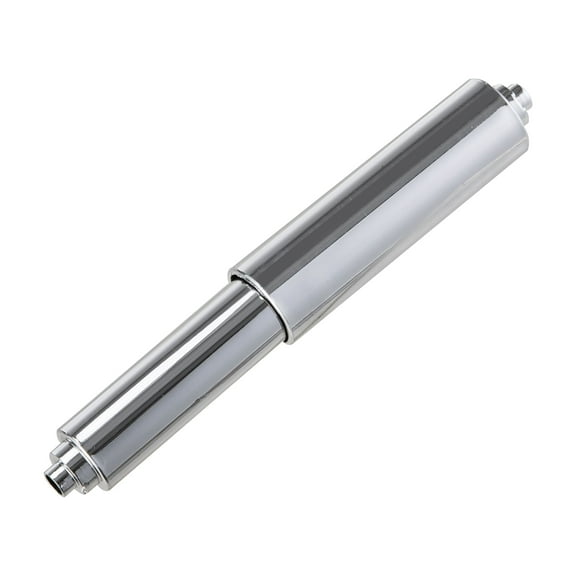 Mainstays Universal Spring Loaded Hanging Replacement Toilet Paper Roller Rod Chrome 6.1"