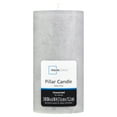 thumbnail image 1 of Mainstays Unscented Decorative Mottled Pillar Candles, 3x6inch Tall, Gray Mottled Color, 1 of 5