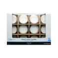 thumbnail image 1 of Mainstays Unscented Filled Votive Glass Candles, White, 12-Pack Votive Candles, 1 of 5