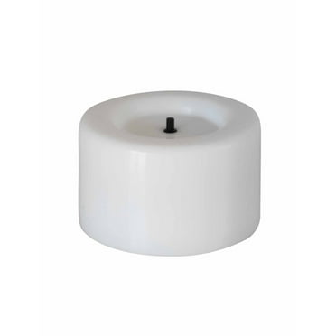 Mainstays Unscented Led Tealights Flameless Candles, White, 4.60", 0.18 lb