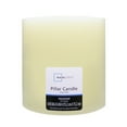 thumbnail image 1 of Mainstays Unscented Pillar Candle, 6x6 inches, Ivory (3-Wick), 1 of 6