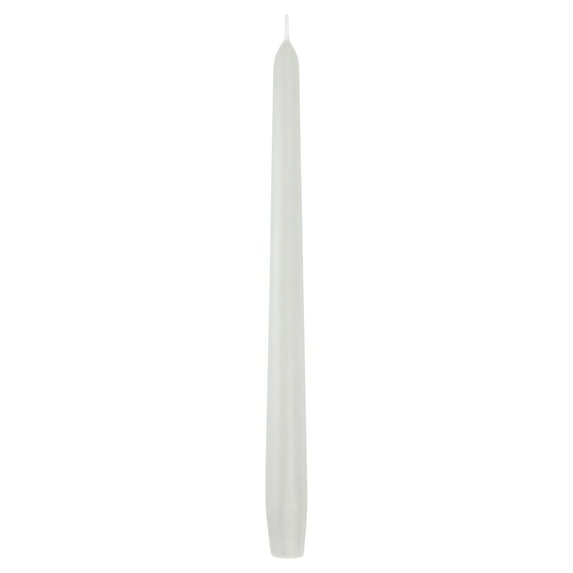 Mainstays Unscented Taper Candle, 10 in, Light Gray