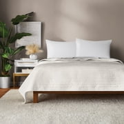 Mainstays Velvet Quilt, King, Off-White