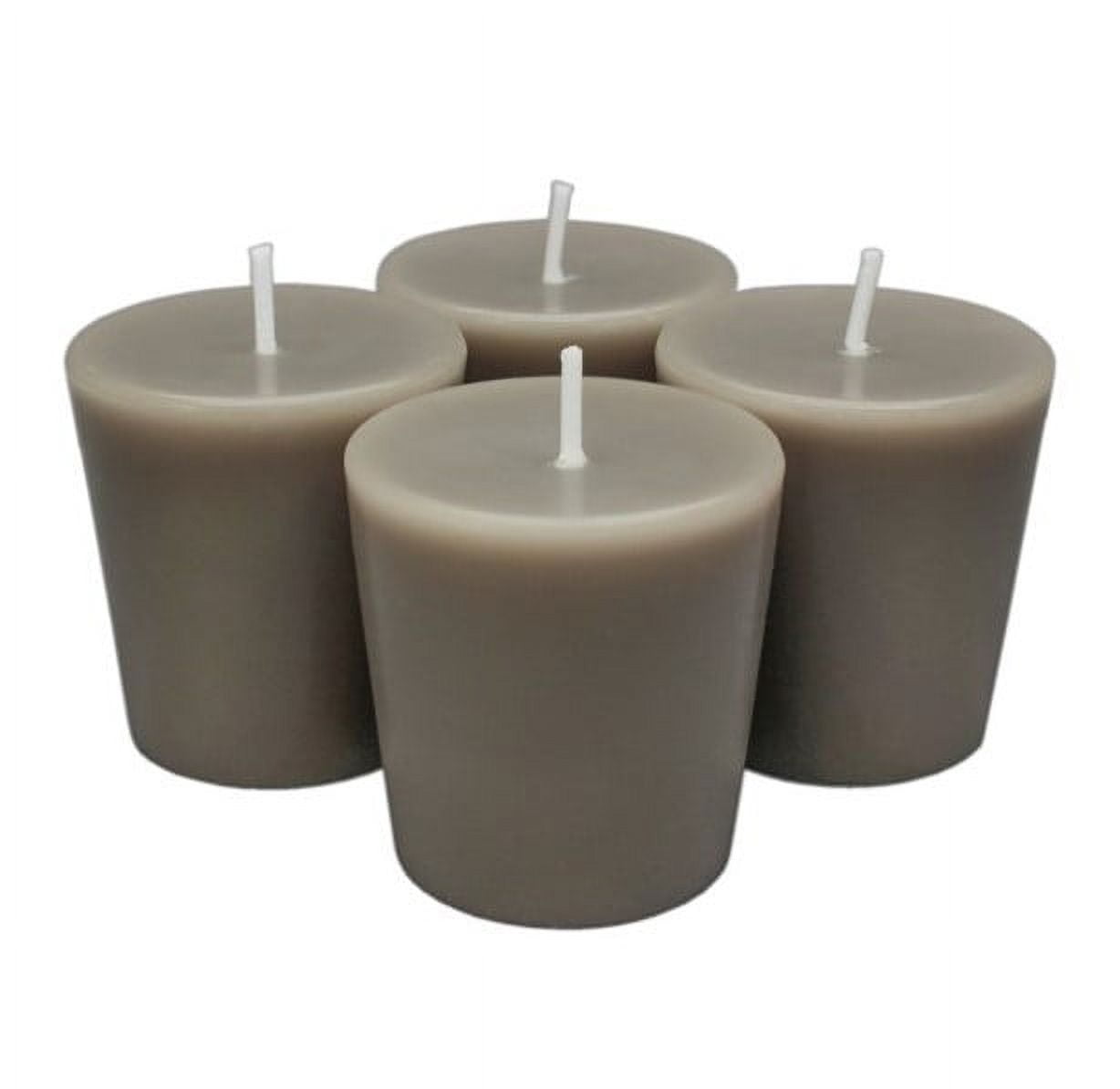 Mainstays Votive Candles, Light Gray, 4Pack