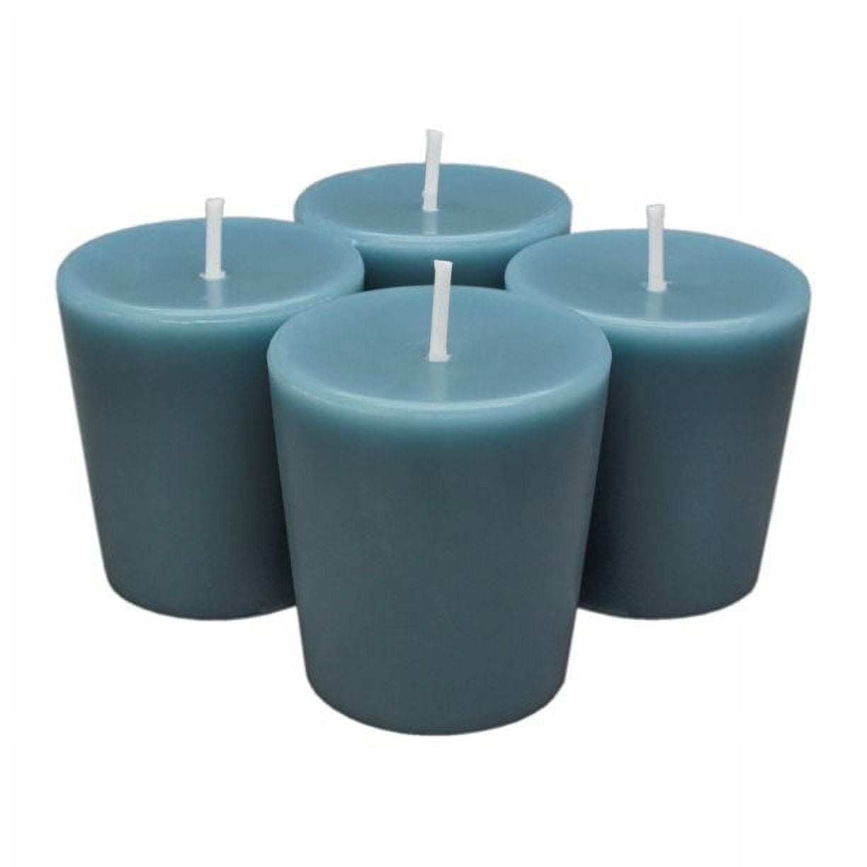 Mainstays Votive Candles Teal 4 Pack Walmart