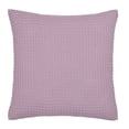 thumbnail image 1 of Mainstays Waffle Knit Throw Pillows, 18 in x 18 in, Purple, 2-Pack, 1 of 8