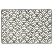 Mainstays Walker Woven Fabric Mat, 18"x27", Grey, Available in Multiple Colors