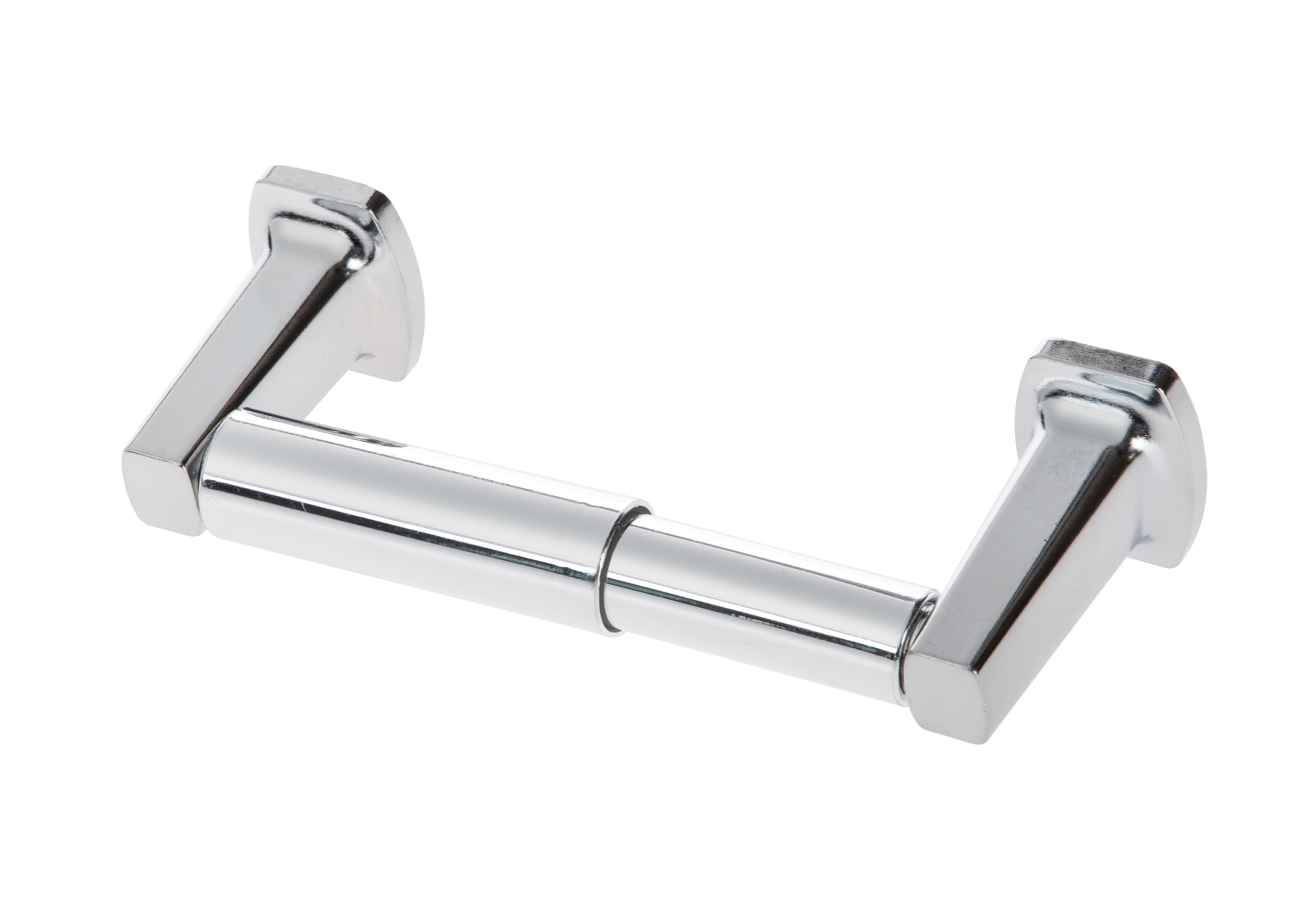 Style Selections Bailey Chrome Wall Mount Single Post Toilet Paper Holder  in the Toilet Paper Holders department at