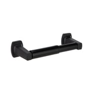 Mainstays Wall-Mounted Toilet Paper Holder, Matte Black, Hardware Included