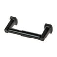 thumbnail interactive-video image 1 of Mainstays Matte Black Wall Mounted Toilet Paper Holder, 1 of 11