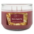 thumbnail image 1 of Mainstays Warm Apple Pie Scented 3-Wick Glass Jar Candle, 11.5 oz, 1 of 5