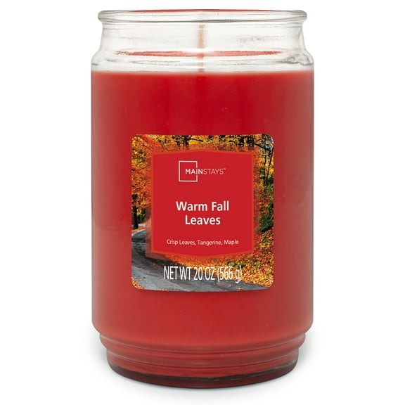 MS WARM FALL LEAVES 3 WICK CANDLE, 20 OZ