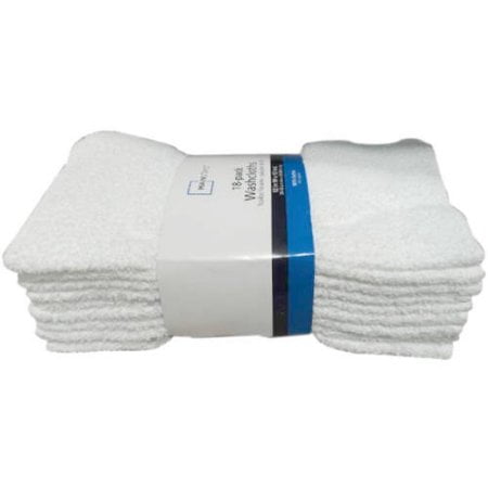 Mainstays Washcloth Collection, 18 Count