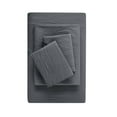 thumbnail image 1 of Mainstays Washed Ultra Soft Microfiber Bed Sheet Set, Full, Soothing Grey, 4 Piece, 1 of 11