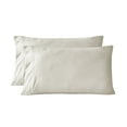 thumbnail image 1 of Mainstays Washed Ultra Soft Microfiber Pillowcase Set, Std/Queen, Papyrus Biege, 2 Piece, 1 of 8