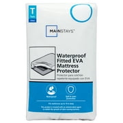 Mainstays Waterproof EVA Fitted Mattress Protector, Twin