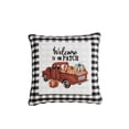 thumbnail image 1 of Mainstays, Welcome Truck Patch Decorative Pillow, Square, 18” x 18”, Ivory, 1 Piece, 1 of 4