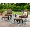 Mainstays Wentworth Patio Chat Set with Ottomans