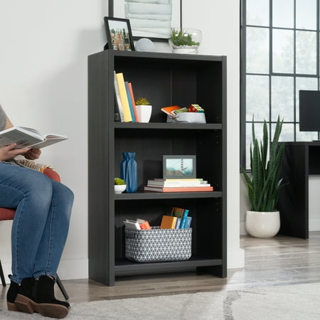 Mainstays Westley 3-Shelf Bookcase, Black Finish