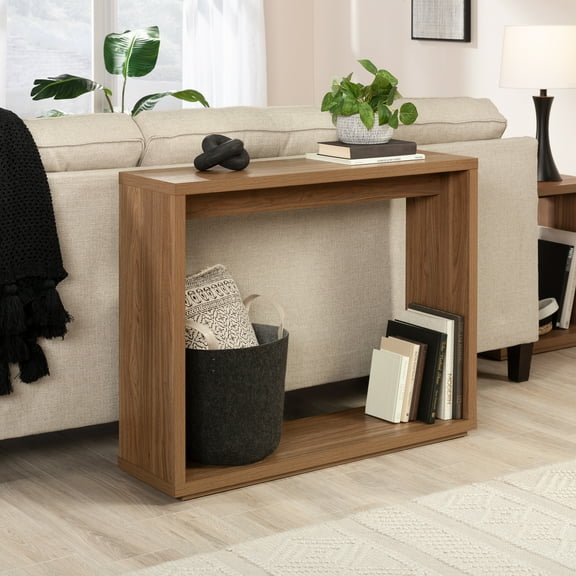 Mainstays Westley Console Table, Warm Walnut Finish