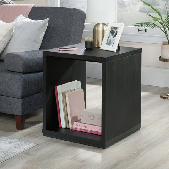 Mainstays Westley End Table, Black Wood Finish