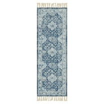 Mainstays Wexford Vintage Indoor Runner Rug, Navy, 20” x 60”