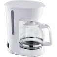 Mainstays White 12Cup Drip Coffee Maker, New