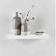 thumbnail image 1 of Mainstays White 18 in Floating Shelf, 1 of 8
