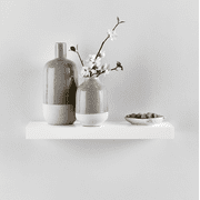 Mainstays White 18 in Floating Shelf