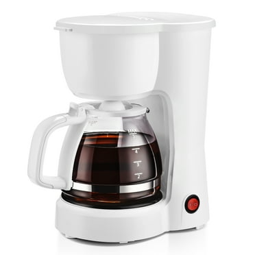Mainstays White 5-Cup Coffee Maker