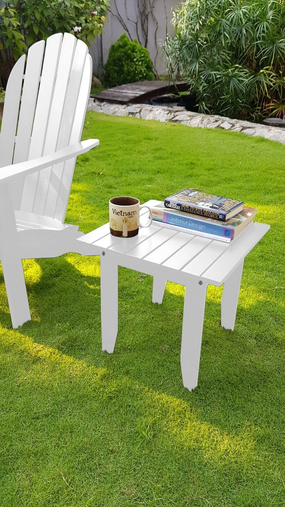 Mainstays White Adirondack Side Table