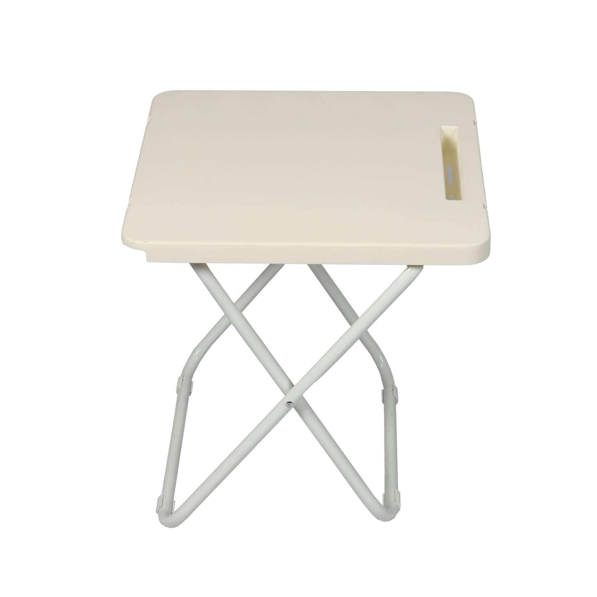 Mainstays White Folding Side Table, Plastic Steel, - Walmart.com