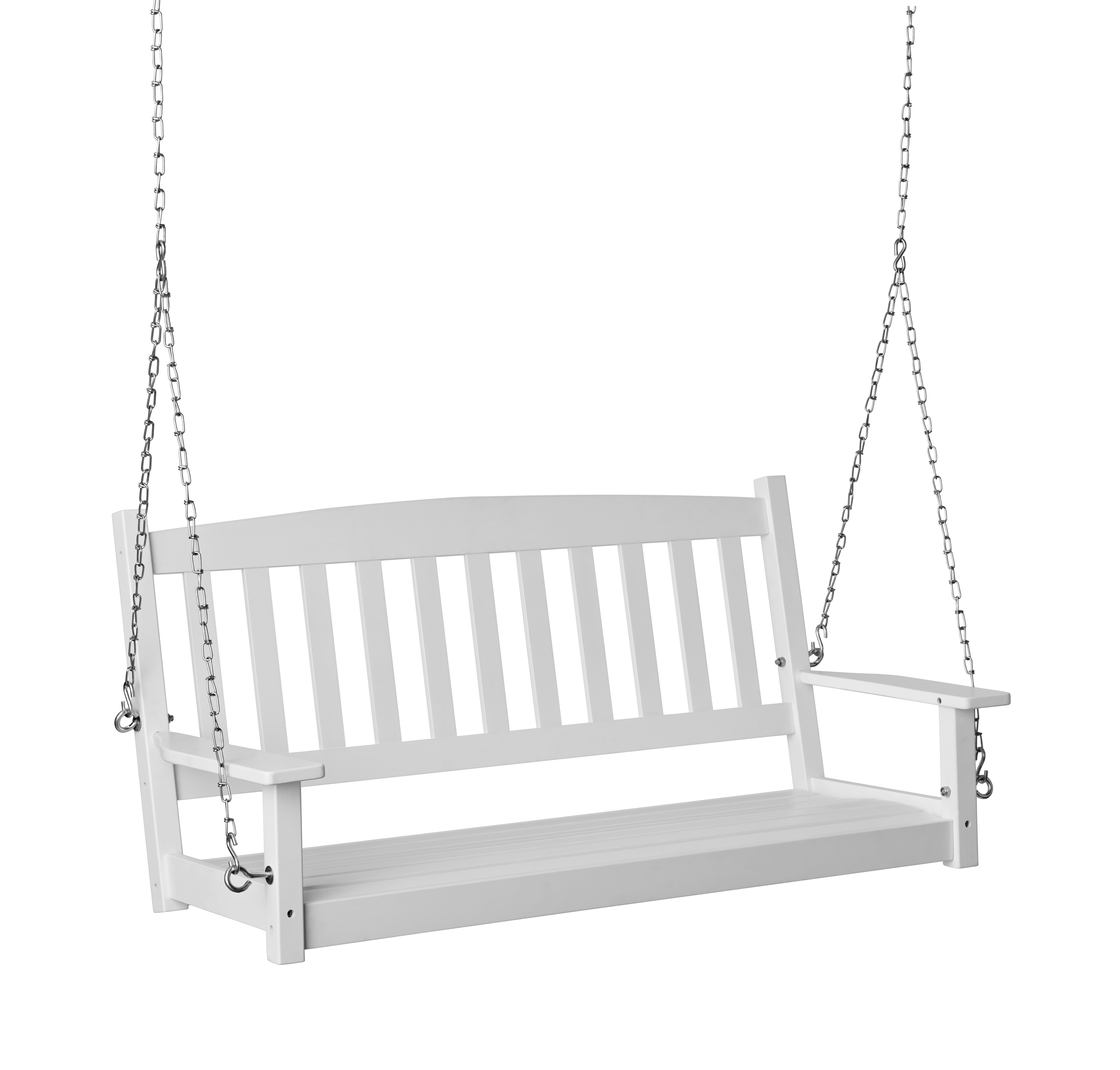 Mainstays white store porch swing