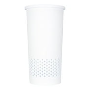 Mainstays Round Lidded Hamper, White, Adult