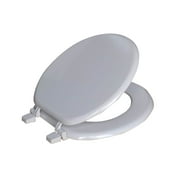 Mainstays White Round Molded Wooden Toilet Seat