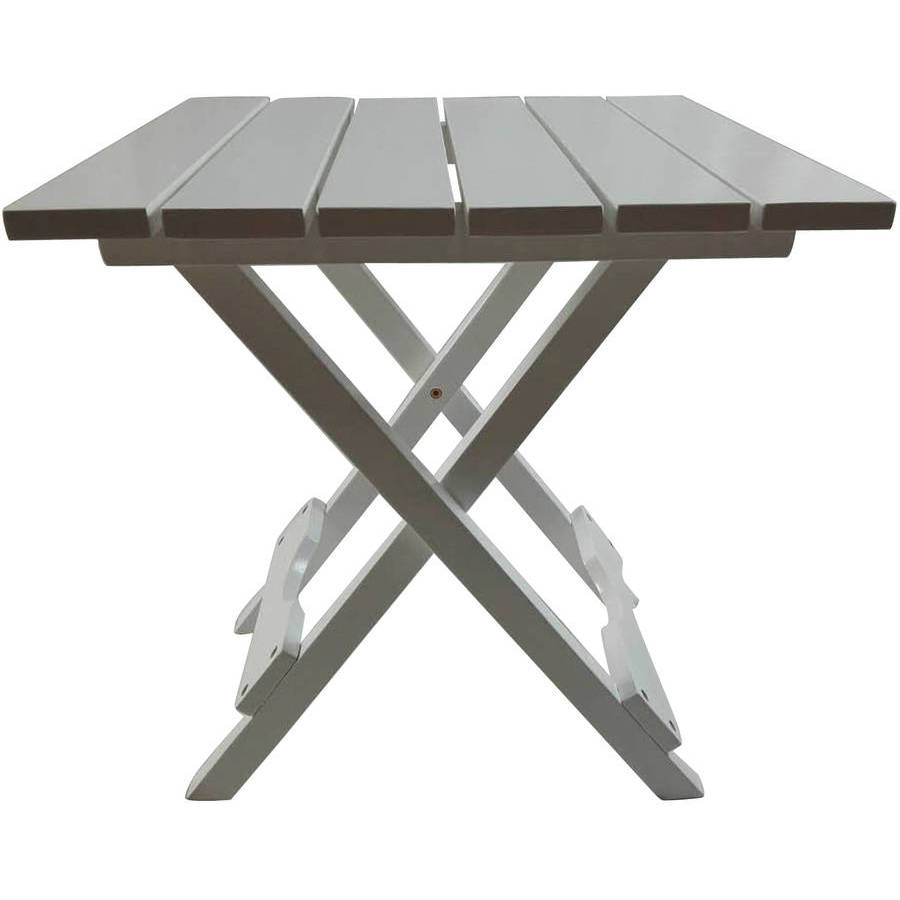 Mainstays White Square Folding Table